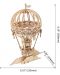 Drvena 3D slagalica Robo Time od 140 dijelova - Balon na vrući zrak - 2t